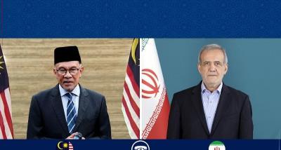 Iranian President Holds Telephone Conversation with Malaysian Prime Minister